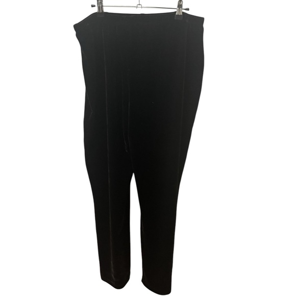 Chico’s Brown Velvet Open Cardigan  And Pull On Pants Size XL - Picture 5 of 5